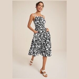 MAURICES Floral Smocked Midi Dress